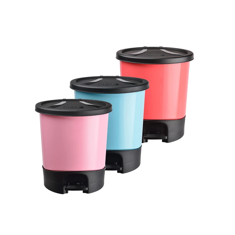 Costeffective Plastic Dustbin For Home Kitchen Hotel Cute Pink