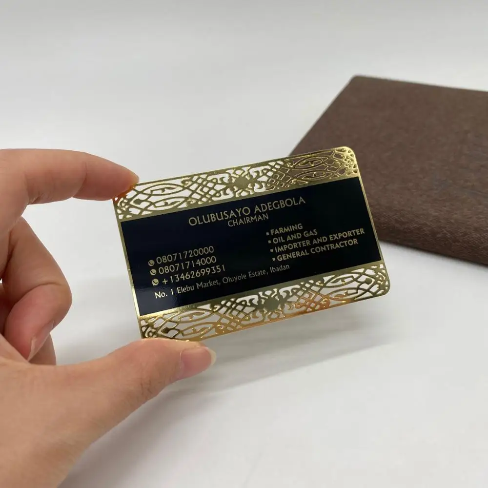 DU black metal business cards