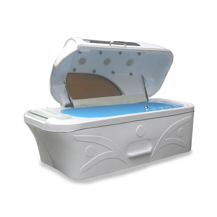 

2022 Top Sale Spa Oxygen Capsule New Design Electric Bed Massager with Far-infrared and Four Energy Color, White