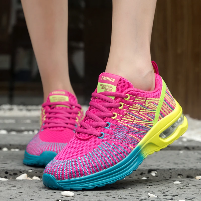 

2020 New autumn Sport Shoes Women Sneakers Female Running Shoes Breathable Lace-Up chaussure femme women fashion sneakers