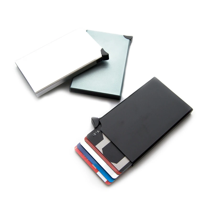 

New Design Pop-Up Card Holder Wallet With Rfid Blocking For Wholesales