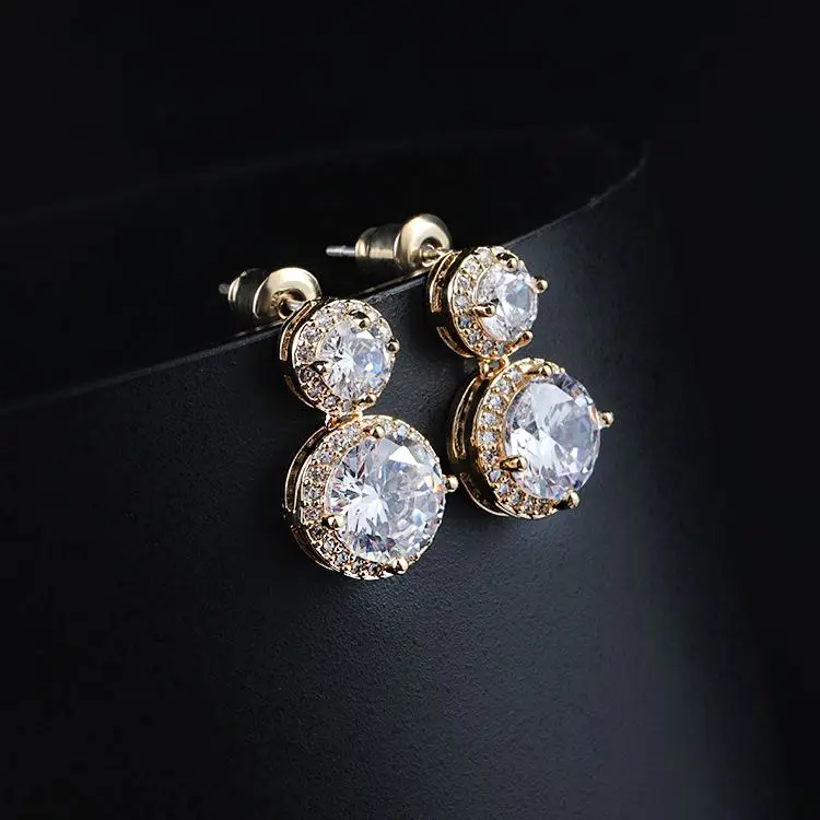 

EarringHand Chain Made Bead Dubai Set Cuff LongHeart Earings With Charm Collection 925 Earrings, As photo