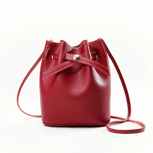 

Factory wholesale fashion bucket bag trendy shoulder messenger bag, Black