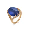 14759 Fashion jewelry royal ring 18k gold finger ring designs for women