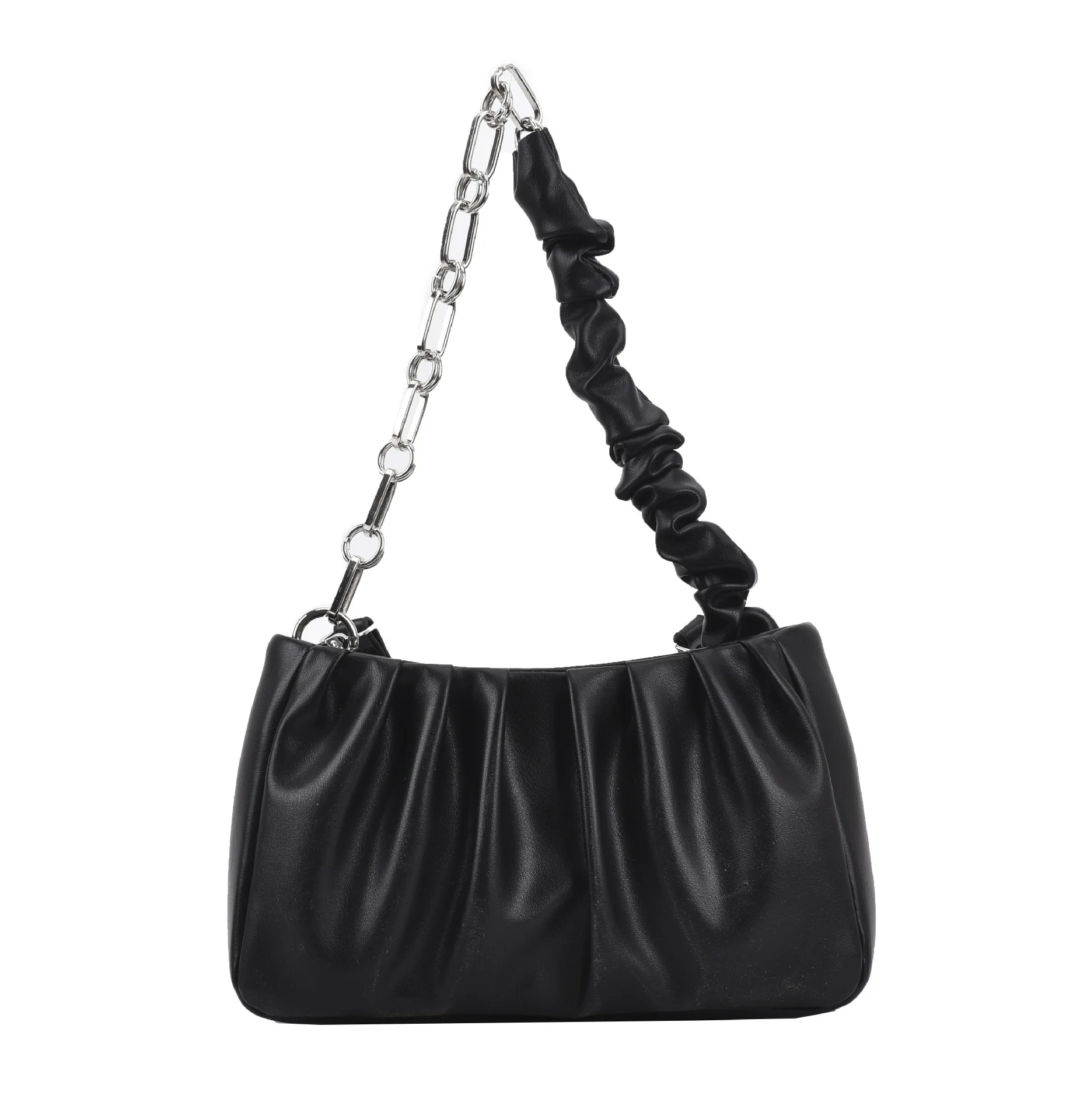 

Spring and summer 2021 new pleated underarm bag cloud bag women hand bags for Women Purses