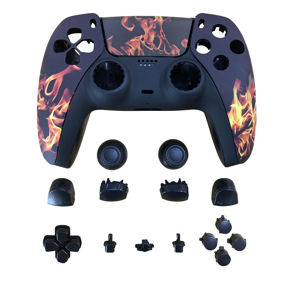 

Customized ABS Faceplate Front Shell Case Housing for Dualsense PS5 Wireless Game Controller, Optional