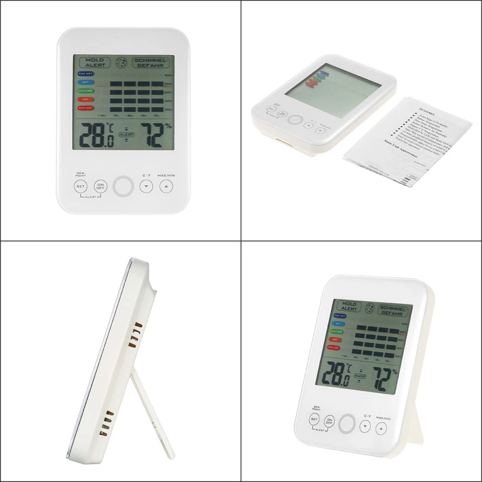 Indoor Incubator Dew Point Meter Co 2 Controller Temperature Gauge ...