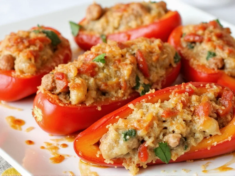 italian sausage stuffed peppers