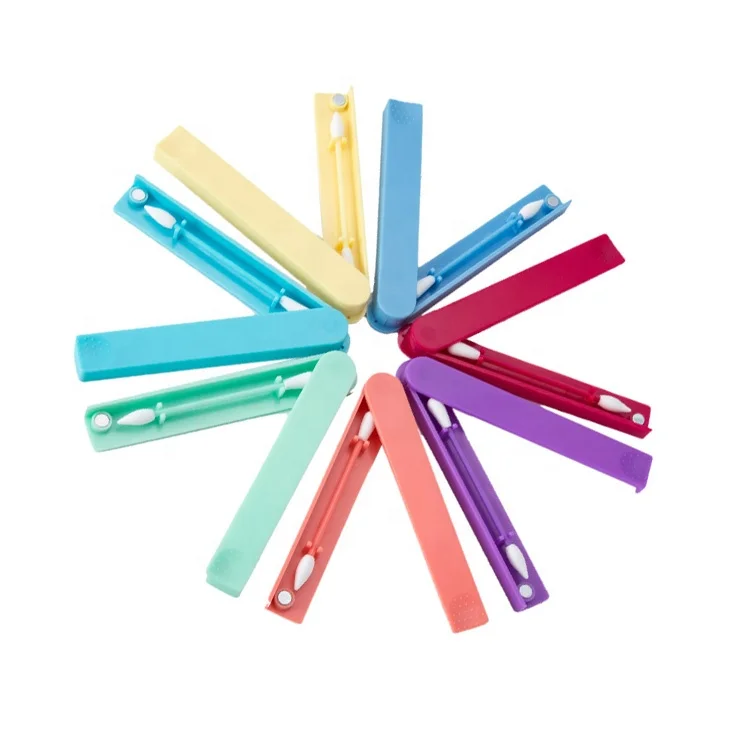 
New Product Ideas 2020 Reusable Swab Silicon Ear Cleaning Cotton Buds Makeup Silicone Swabs 
