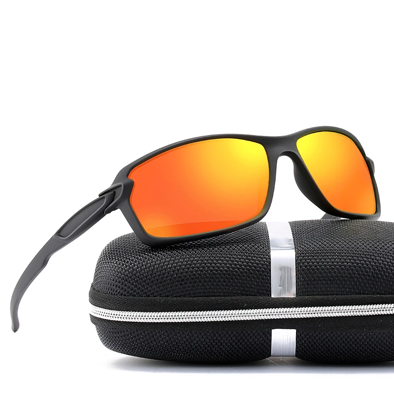 2023 New design sand black frame rubber polarized Anti-ultraviolet sunglasses for adults