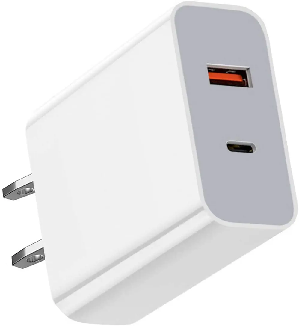 

2021 adapter Us/Eu/Uk Plug 20W 2-Port Qc 3.0 charging for 18 w fast charger iphone 11 pro usb