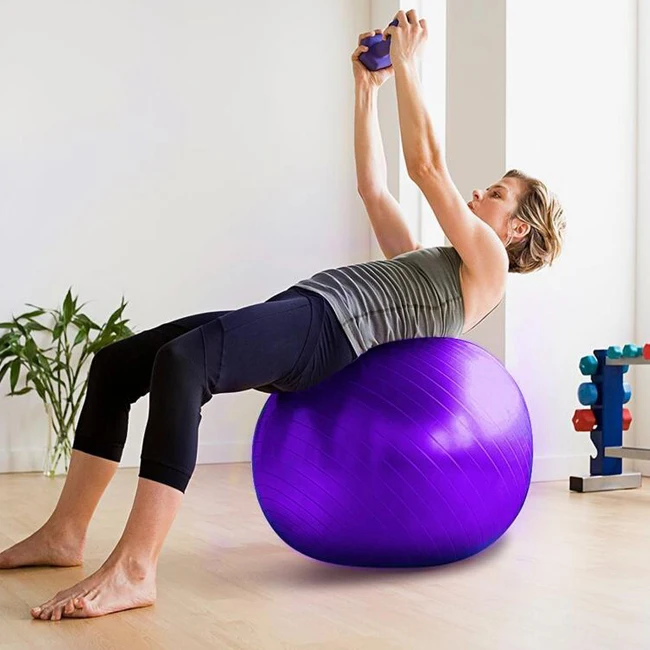 便宜的价格充气 pvc 健身球锻炼瑜伽球身体健身