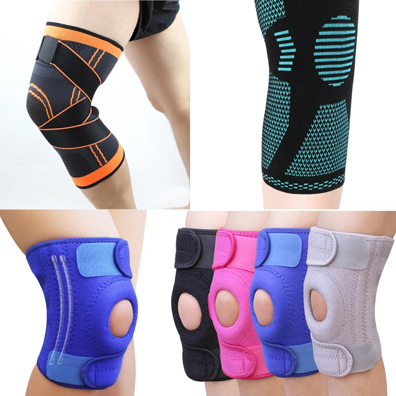 

Tiktok Best Selling Compression Fit Support Knee Sleeve Knee Brace for Men and Women, Black,gray,blue,red