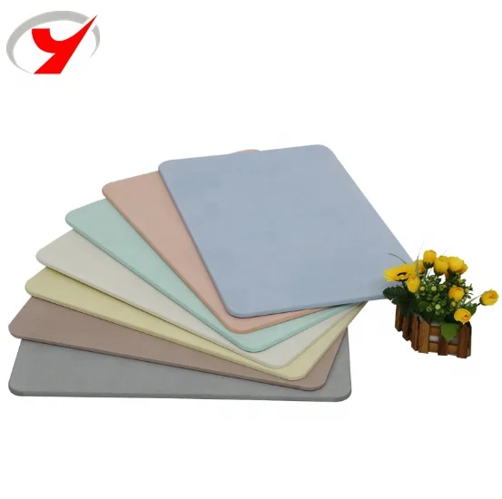 

ZJGLEADER Jpan Hot Selling Diatomaceous Earth Mat Foot Diatomite Bath Mat, Pink, blue, green, white, purple, coffee, other customized color