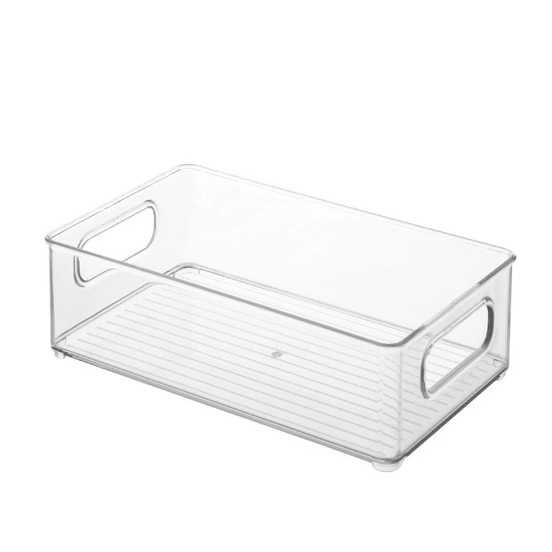 

Fridge Food Pantry Freezer Clear Plastic Refrigerator Organizer Bins Fruit Vegetable Storage Box, Transparent