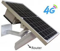 

New Wireless Wifi 4G Router with Solar Power SIM Card Slot Dual Sim Waterproof 4G Lte Router Wireless Router 4G