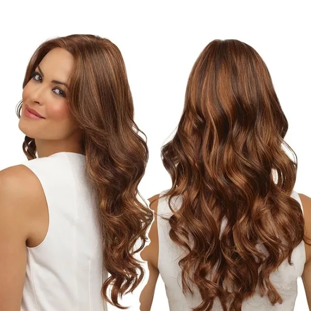 

HOT SALE Long hair wig wave hair Woman 26 Inch Machine Made Wigs