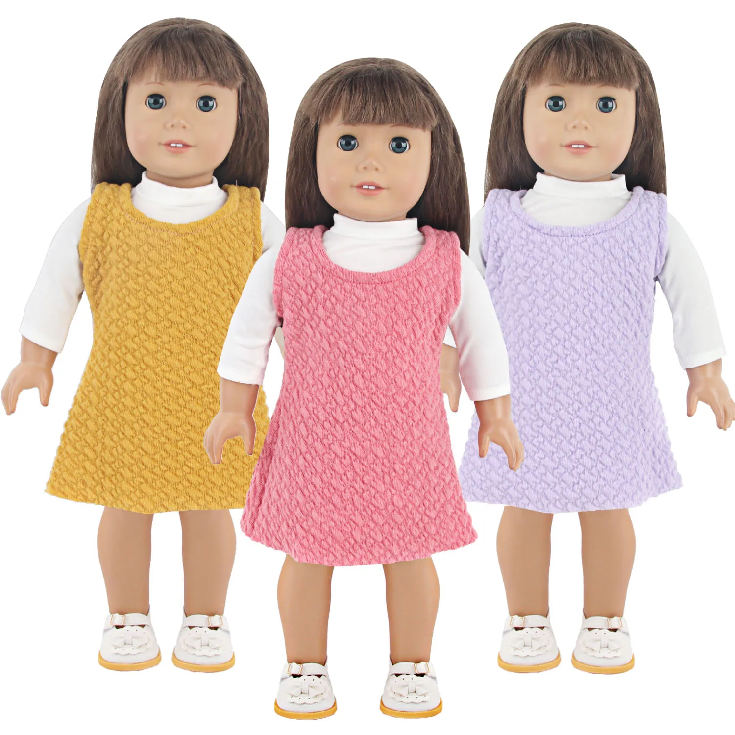 

New Holiday Gift Long sleeves and dress Doll Clothes for 18 inch Doll