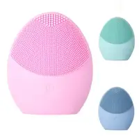 

2019 New Face Brush Private Label Waterproof Pore Cleaner Mini Sonic Electric Silicone Facial Cleansing Brush