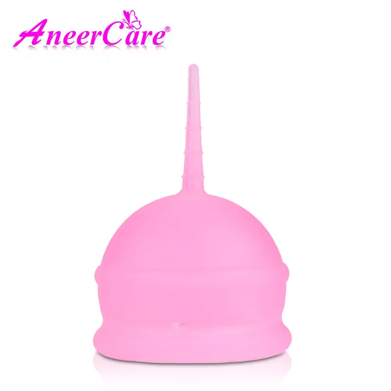 

Aneercare Reusable Organic wholesale Cleaner Silicone Menstrual Cup, Pink purple white blue