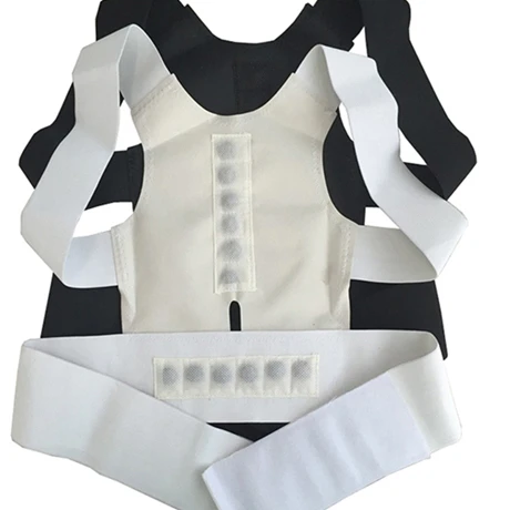 

back brace posture support power magnetic posture supporter, Black