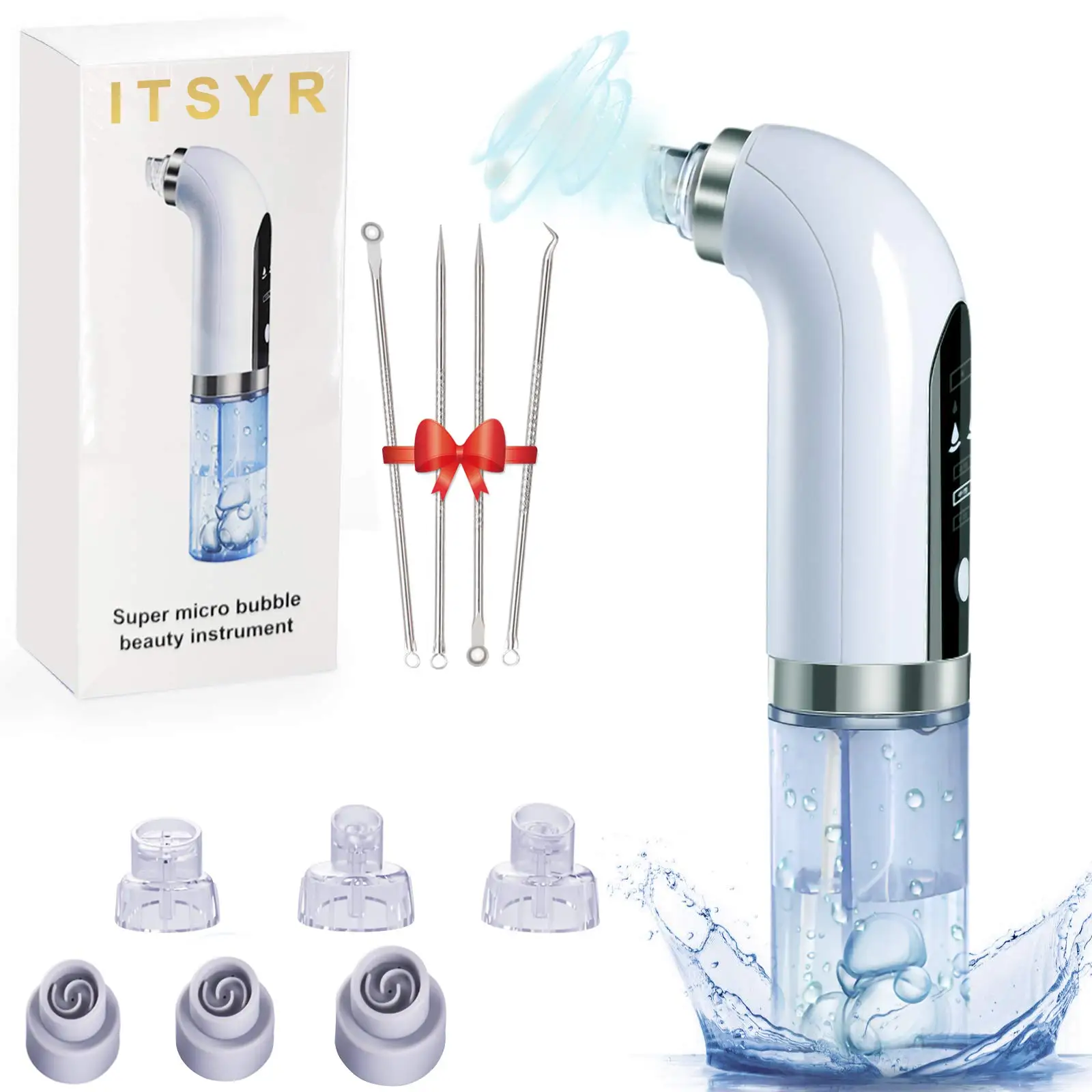 

Vacuum Blackhead Remover Home water bubble Facial Beauty Deep Cleaning Cleaner Machine Face Beauty Clean Skin Tool