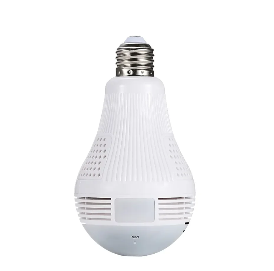 

2023 NEW Wireless IP Camera Bulb Light WiFi Fisheye 1080P 360 degree Mini Camera 2MP Home Security WiFi Panoramic Camera Lamp