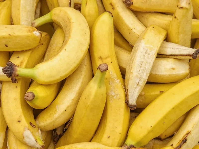 Banana peels soaking in water for homemade fertilizer for potted plants
