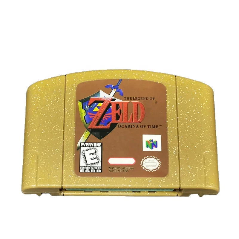 

The Legend of Zelda - Ocarina of Time or Quest 64 Bit USA Version Game Cartridge N64 card