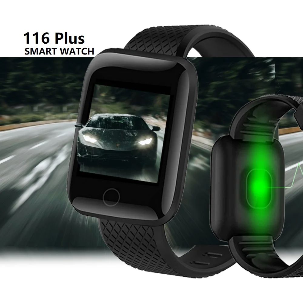 

Waterproof Watch Wristband Plus Heart Rate D13 Android Sport 116