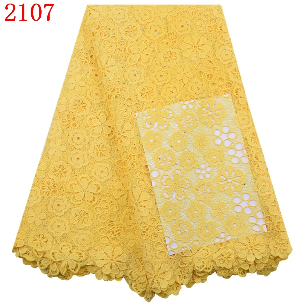 

Embroidery Soft Cord Net Lace With Beads Newest Guipure Cord Lace Fabric African Lace Fabric Dress 2107