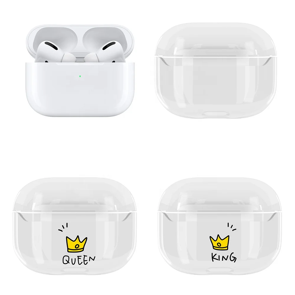 PC Case wireless Blue-tooth earphone Protection Cover TWS headset earbud box  for Airpods pro case