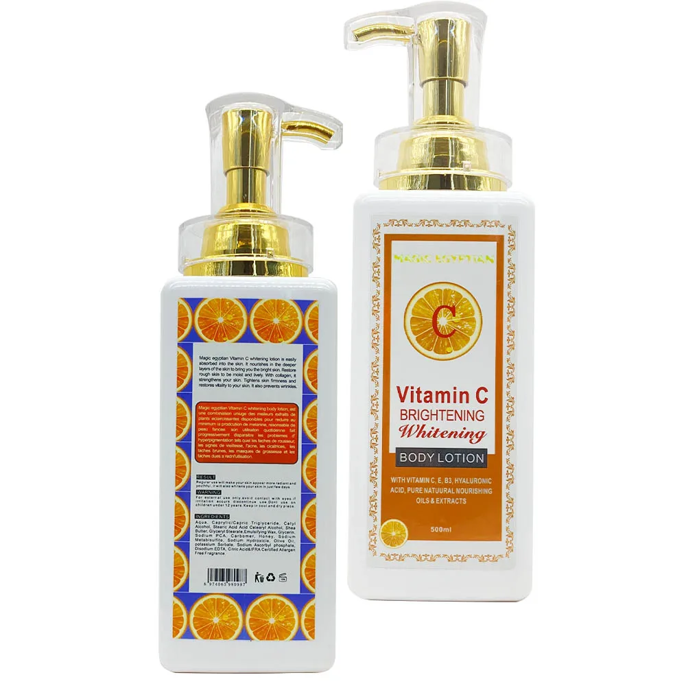 

The Most Effective Moisturizing Vitamin C Skin Whitening Lightening Brightening Body Lotion Body Cream Body Milk