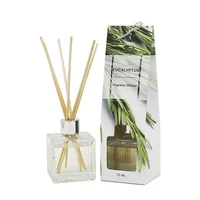 

70ml liquid Elegant style home fragrance reed diffuser with glass bottle