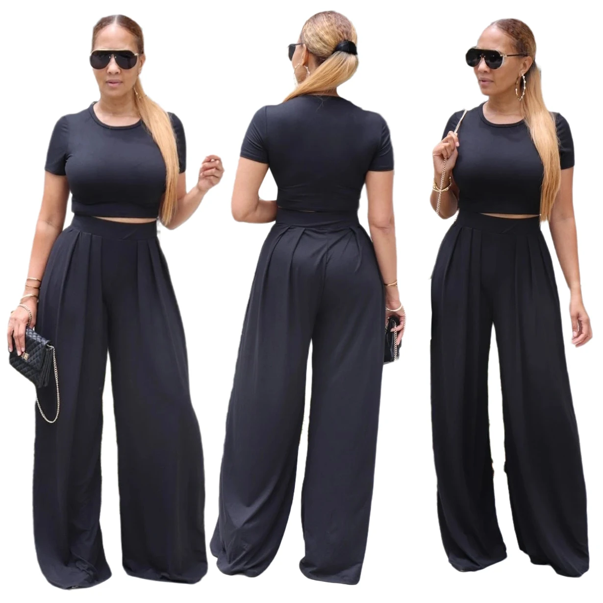 

Two Piece Suit for European and American Women's Casual Fashion