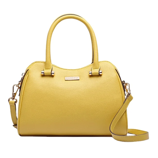 

cc1071- Guangzhou factory trend branded handbags high quality wholesale shoulder bags, Yellow, various colors are available