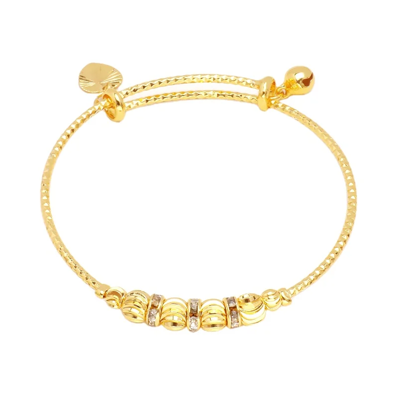 

JSZ-08 24k Gold Plated gold bangles designs womens bracelets bangles jewelry