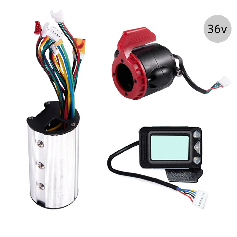 

Electric Scooter Controller With Acceleration Display 5-pin Round Head 36v 350W Brushless Controller