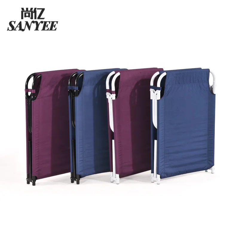 
Sanyee SY-1695 Hot sales folding metal cot beds Foldable camping bed multifunctional bed for Camping and Hiking 