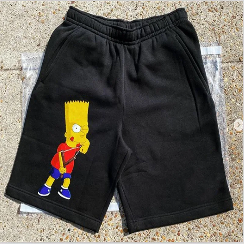 

2021 summer graphic shorts designer cartoon character print cotton shorts pants for men