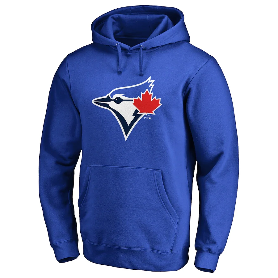 

Wholesale hot sale high quality plus size fashion custom printed Toronto Blue Jays baseball men's pullover hoodie & sweatshirt, Multi color optional