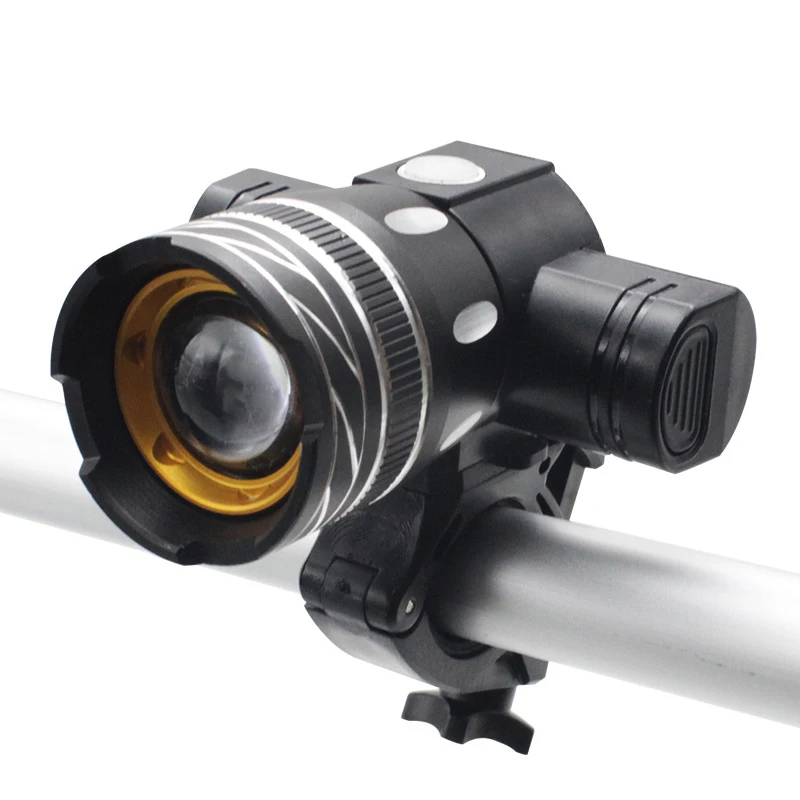 

aluminium alloy bike light Riding Bike Light Rechargeable Safety Front Bicycle Lamp Flashlight mountain bike lights for outdoor
