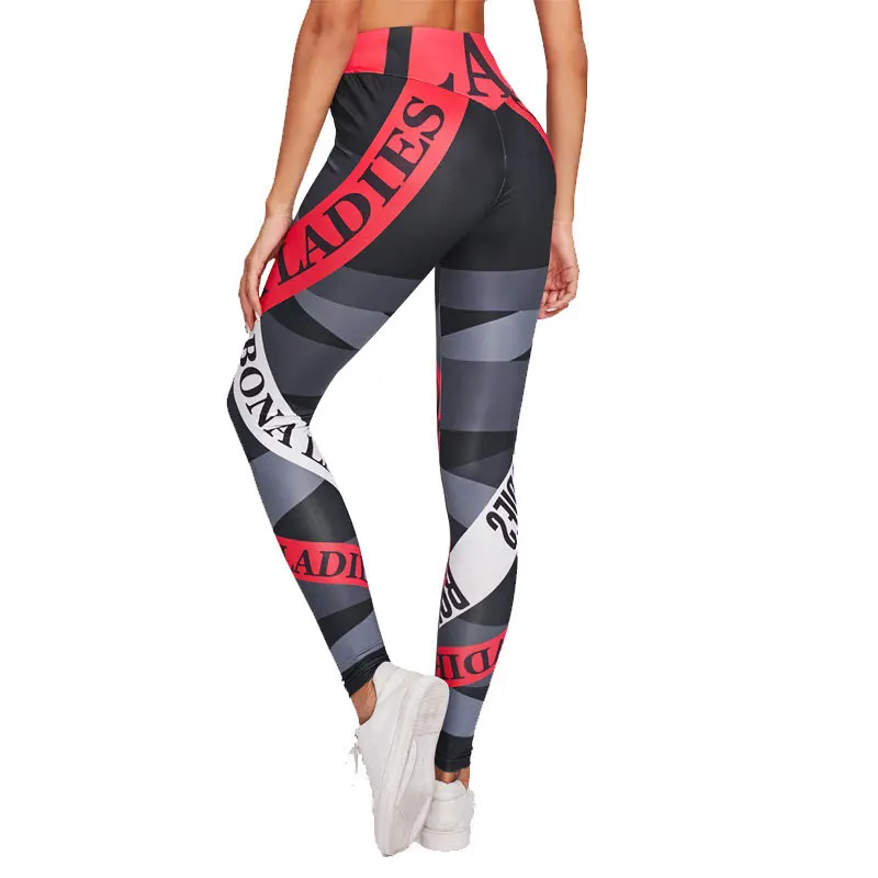 

Seamless high waist soft textured custom printed sport skinny slim designer tights yoga pants midi women gym leggings