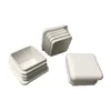 PE White black Anti-UV square plastic end caps plugs for chair desk legs and other furniture pipe fittings protection
