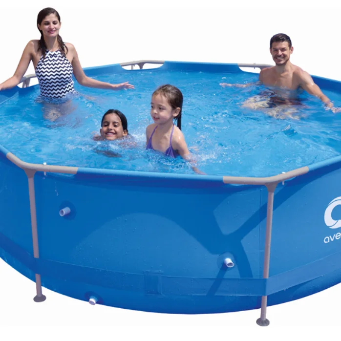 

OEM&ODM Metal Frame Steel Removable Children's Inflatable Swimming Pool Above Ground Water Park Summer Family Pool