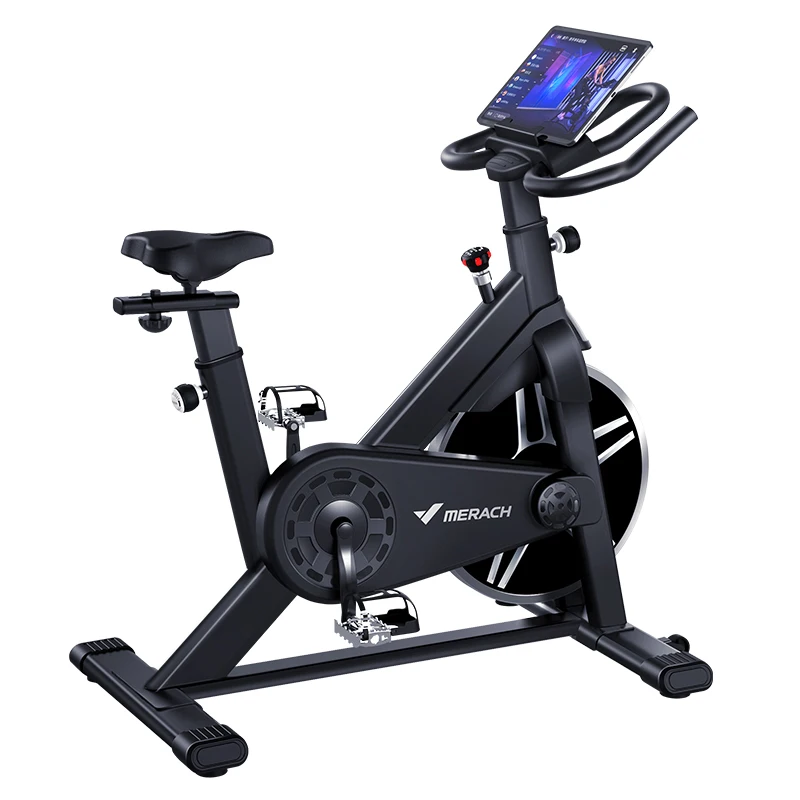 

MERACH fitness gym exercise body fit spin bike home spinning bike magnetic indoor cycling bike spinning, Black