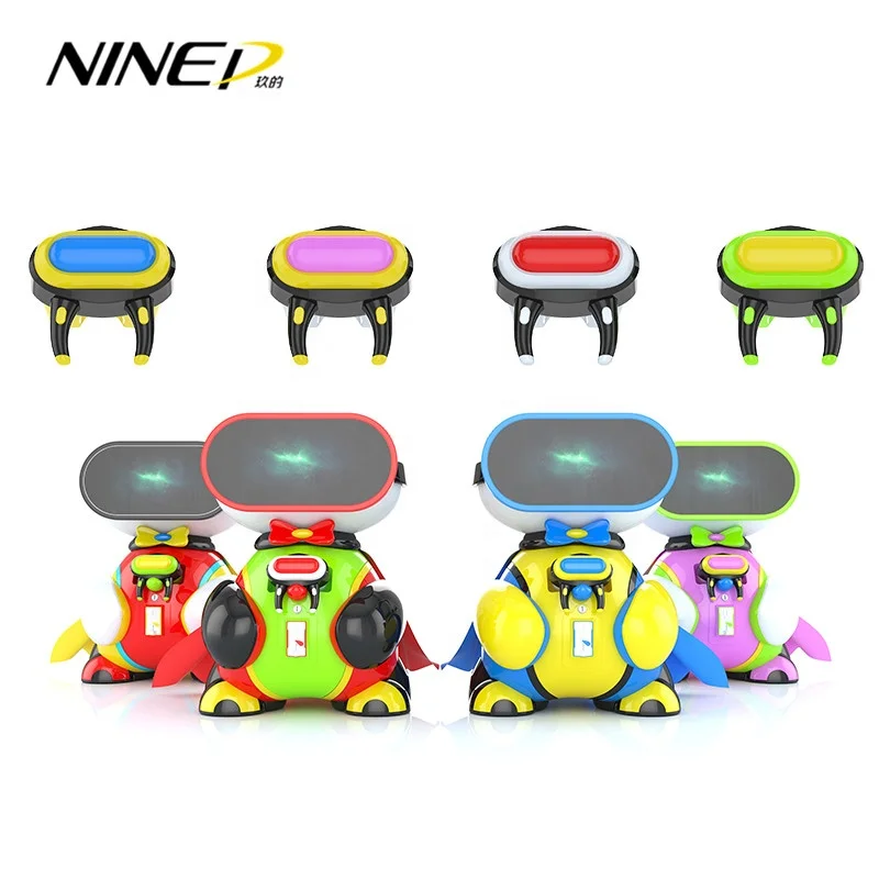 

earn money small business 9d virtual reality kids vr bear baby vr game machine, Red, pink, ect