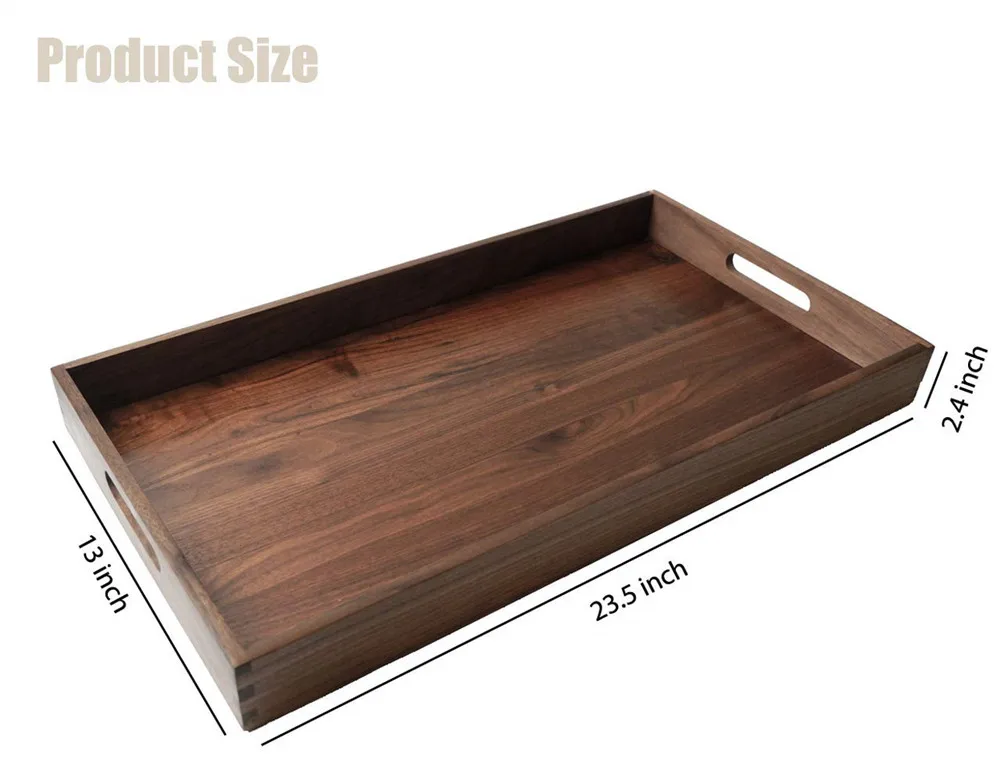 Extra Large Black Walnut Wooden Ottomans Serving Tray Buy Serving Tray,Wood Trays For Ottomans