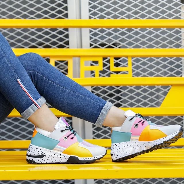 

Fashion casual shoes all match casual wedge shoes girls's casual shoes, Customized color
