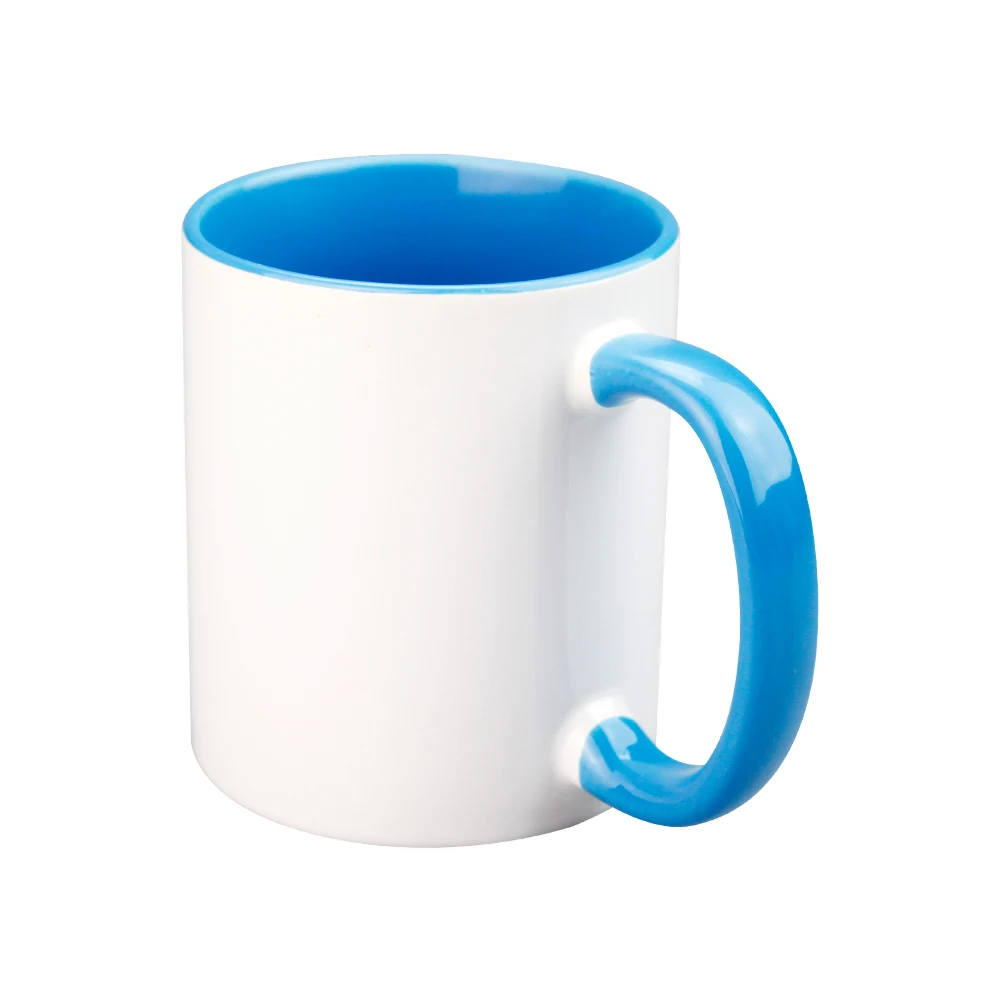 

Top Grade 11oz Colourful Handle and Inner Sublimation Ceramic Mugs With Logo Customize Sublimation Coffee Mug